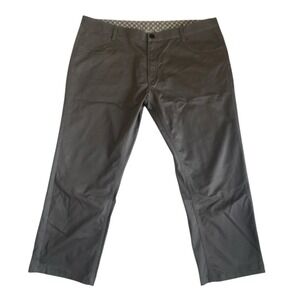 Barabas Mens Dark Grey Wash Regular Fit Straight Leg Jeans Size 40